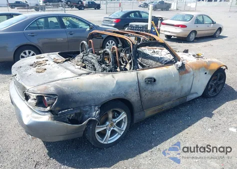 2008 Honda S2000 from USA, damaged, VIN JHMAP21498S001434